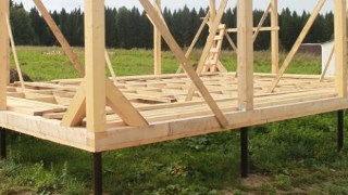 Сарай на винтовых сваях или хозблок на сваях Камень-на-Оби цена от 2573 руб. / шт.
