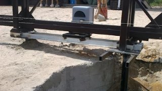 Купить сваи для ворот в Камень-на-Оби. Заказать ворота на сваях под ключ от 22053 руб